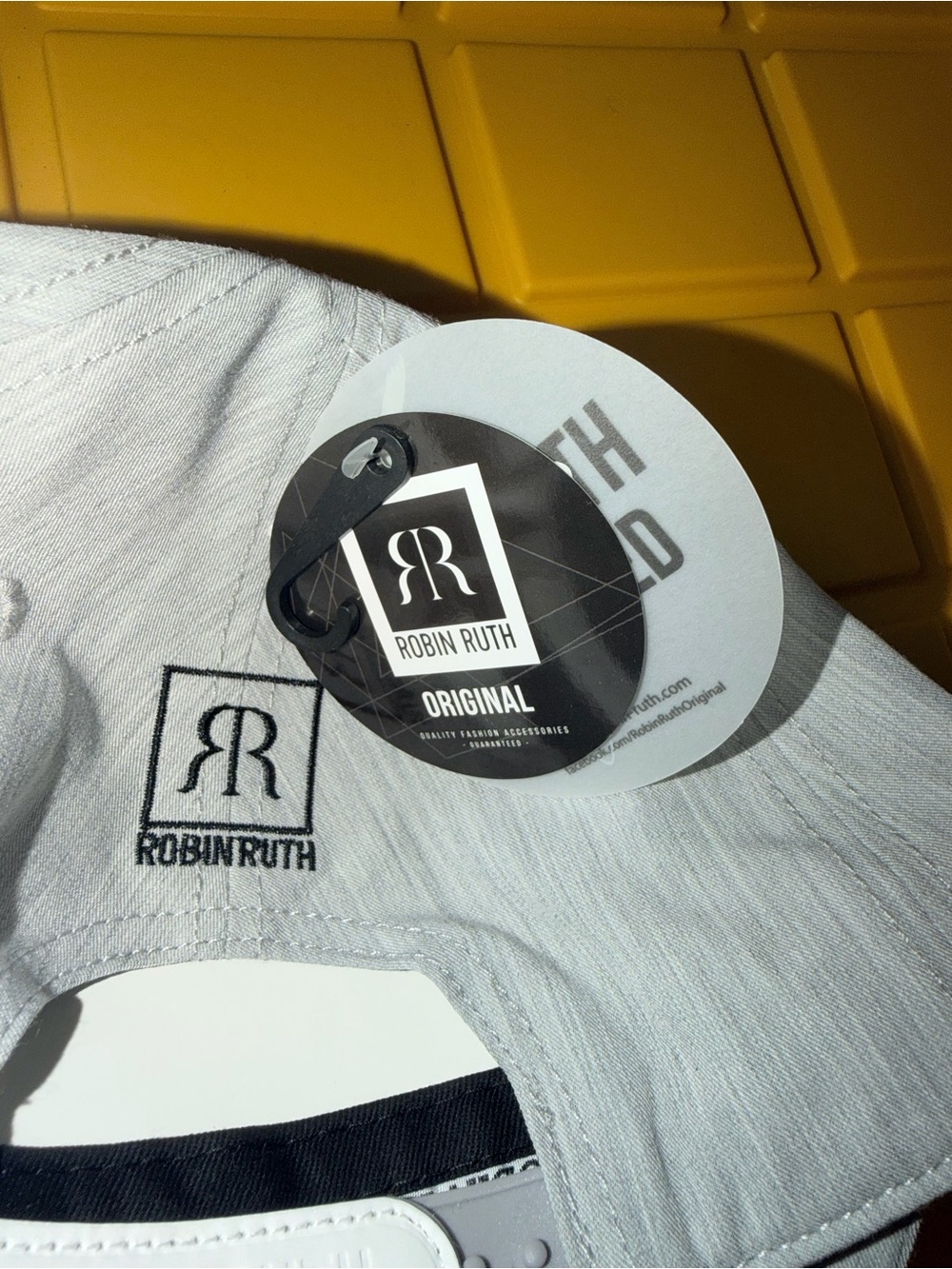 Robin Ruth Florida Original State Adjustable Snapback Hat Cap Gray - Picture 3 of 3